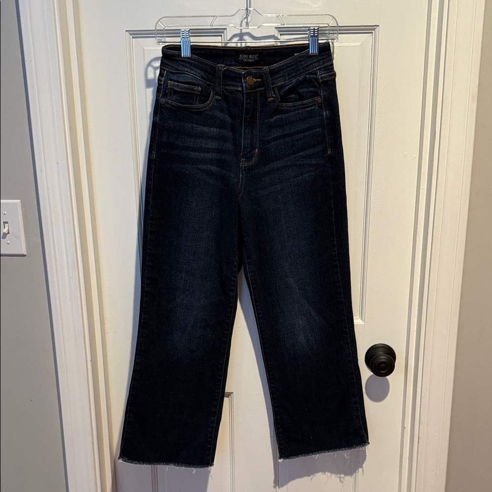 Judy Blue Wide Leg Dark Denim Jeans Size 1/ 25